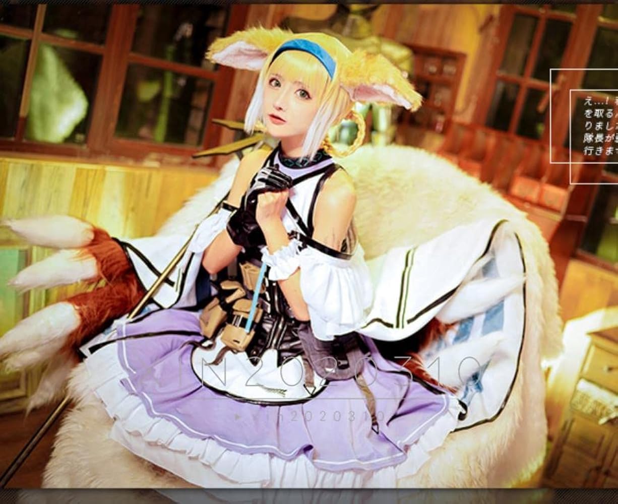 アークナイツ　スズラン　コスプレ コスプレイヤー・優華『アークナイツ』スズラン 仰天！焼け跡を